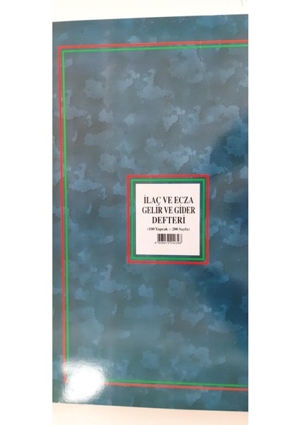 Ilaç ve Ecza Gelir ve Gider Defteri