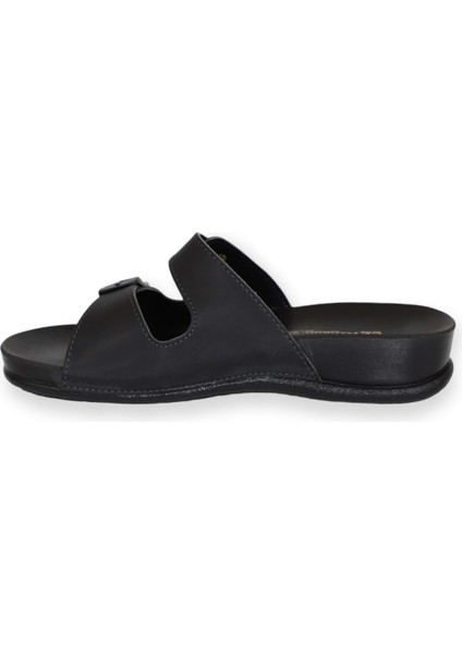 Konfores 1575-OLIVA-7 Tam Anatomik Kadın Terlik - NKT01575-SIYAH-36 fırsatları