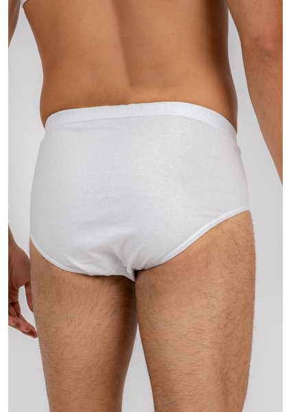 5002-3 3'lü Paket %100 Pamuk Erkek Beyaz Külot fırsatları