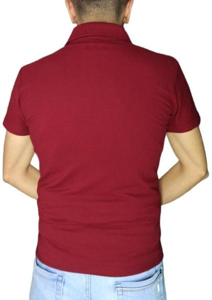 Gptek Lacos Iş Tişört Bordo