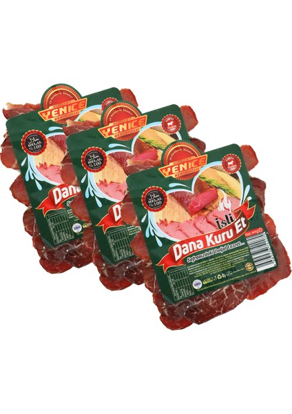 Dilimli Dana Kuru Et 3 x 100 gr