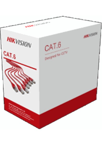 Hıkvısıon DS-1LN6U-G  23AWG U/utp 305MT Cat6 Kablo