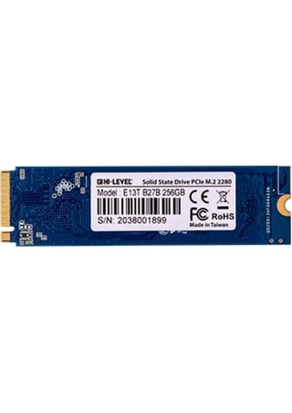 256GB Nvme M.2 SSD 3300/1200MB/S (HLV-M2PCIESSD2280/256G)