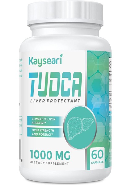 Tudca 1000 mg 60 Kapsul Liver Support For Detox Cleanse