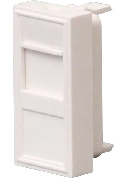 Erat Fransız Tipi 22,5X45 Efc Face Plate Beyaz 1 Portlu Sıva Altı