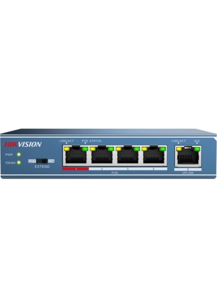 DS-3E0105P-E/M(B) 5 Port 4xpoe (38W) 10/100MBPS Switch