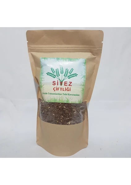 Siyez Çiftliği Keten Tohumu (Cimit,bezir) Kabuklu Çiğ 450 gr