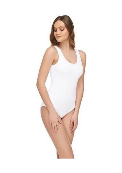 0149 Bayan Kalın Askılı Çıtçıtlı Body 6 Adet