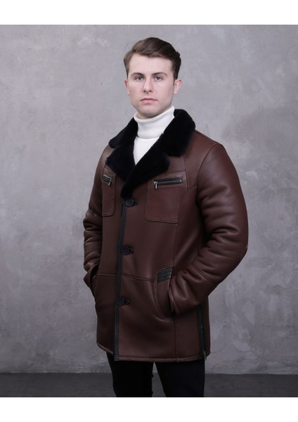 Erkek Hakiki Deri Kürklü Kaban fiyatları