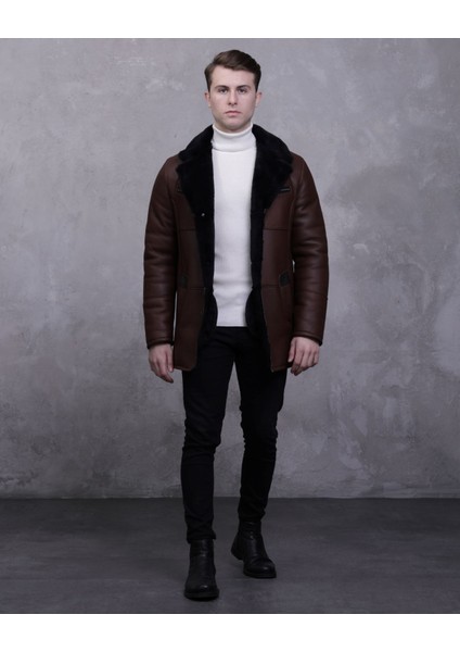 Erkek Hakiki Deri Kürklü Kaban modelleri