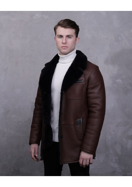 Erkek Hakiki Deri Kürklü Kaban indirimleri