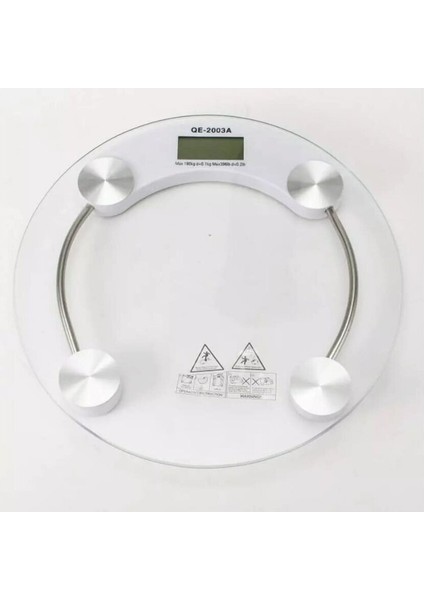 ® Yuvarlak Şeffaf Dijital Cam Baskül Terazi Tartı fiyatları