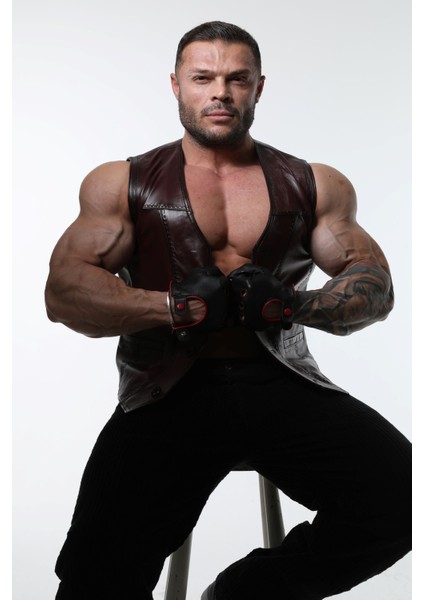 Erkek Deri Yelek modelleri