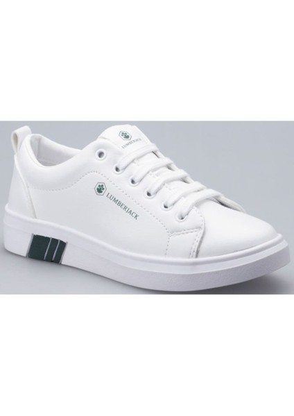 Tına Beyaz Yeşil Kadın Sneaker Spor Ayakkabı10
