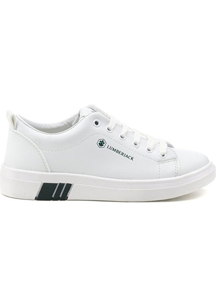 Tına Beyaz Yeşil Kadın Sneaker Spor Ayakkabı10