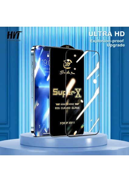 iPhon 11 Pro Super x Kavisli Ekran Koruyucu Kırılmaz Cam Ultra Kalınlık 0.40MM