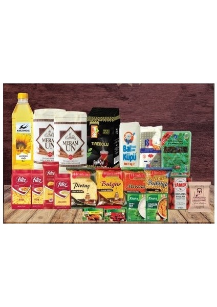 Ramazan Paketi Kumanya Yardım Erzak Gıda Kolisi Süper Paket