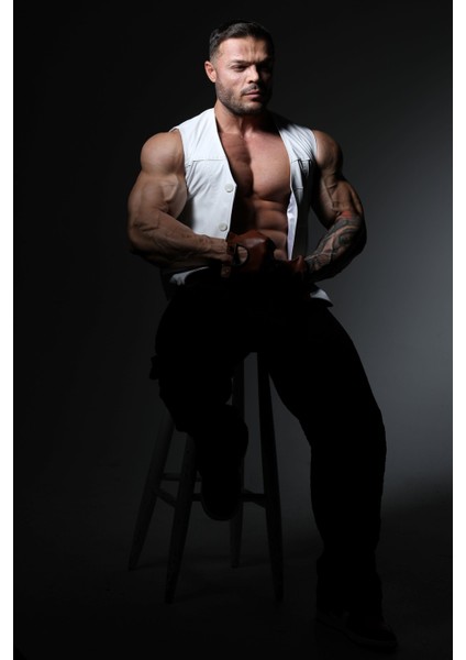 Erkek Hakiki Deri Yelek fırsatları