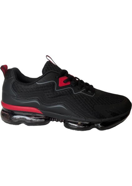Air Max Over Siyah Kırmızı Yürüyüş Koşu Ayakkabı