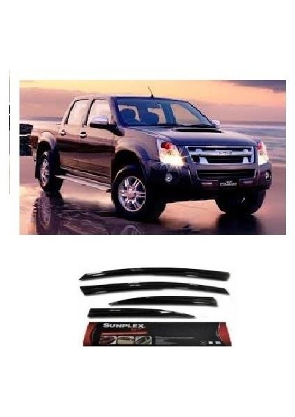 Cam Rüzgarlığı Isuzu D-Max 2007-2014 Ön-Arka Sport Style