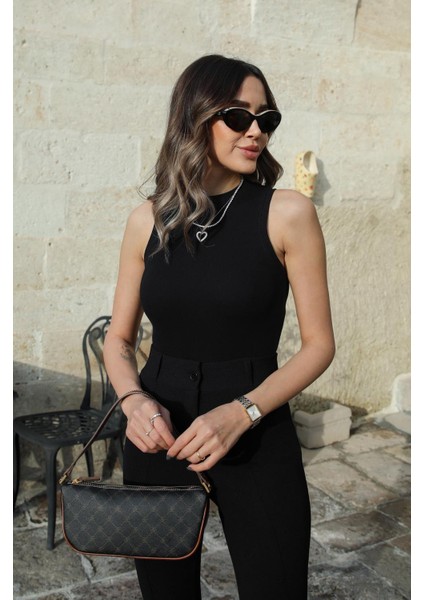 Siyah Halter Yaka Fitilli Atlet fiyatları