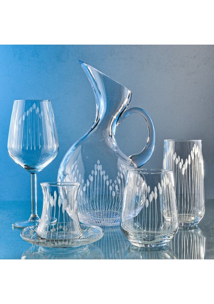 Kazaan 61 Parça Kesme Bardak Çeyiz Seti Ördek Karaflı Vega Desenli fiyatları