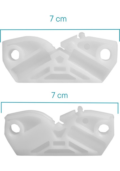 Mercedes Clk Class W209 Için Arka Cam Kriko Plastiği-Set