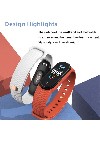 Xiaomi Mi Band 5/6/7 Sarı Için Silikon Saat Bandı (Yurt Dışından) modelleri