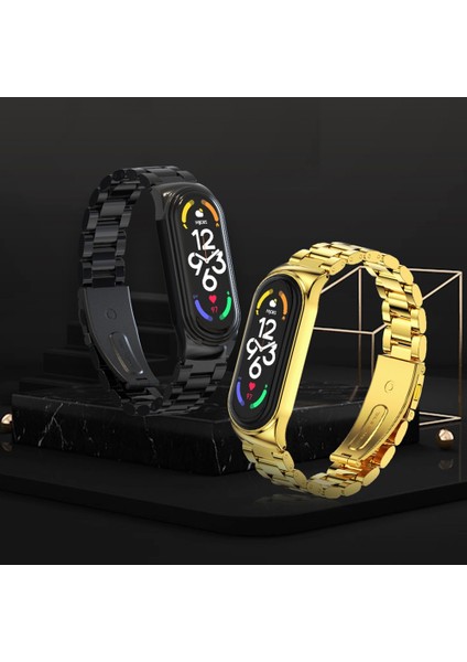 Xiaomi Mi Band 7/7 Nfc Gümüş Için Cs Paslanmaz Ste Watch Band (Yurt Dışından) modelleri