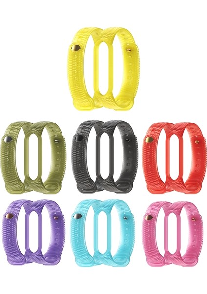 Xiaomi Mi Band 5/6/7 Mavi Için Silikon Saat Bandı (Yurt Dışından) fiyatları