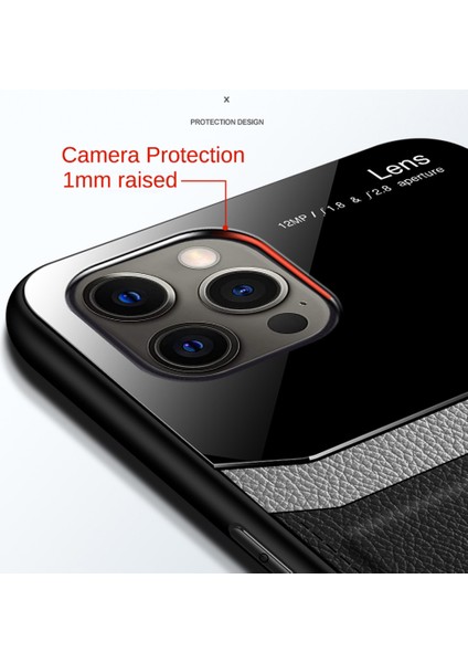 Apple iPhone 14 Pro Max Için Tpu Cam Lens Korumalı Telefon Kılıfı - Kırmızı (Yurt Dışından) fırsatları
