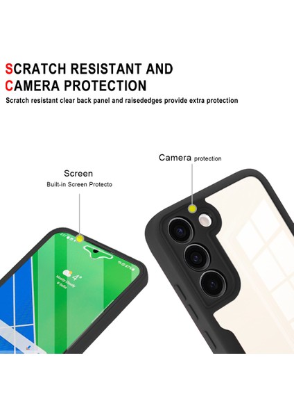 Galaxy S23 Için Yumuşak Tpu Ekran Koruyucu Telefon Kılıfı - Mavi (Yurt Dışından) indirimleri