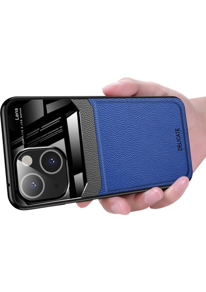 Apple iPhone 14 Için Tpu Cam Lens Korumalı Telefon Kılıfı - Mavi (Yurt Dışından)