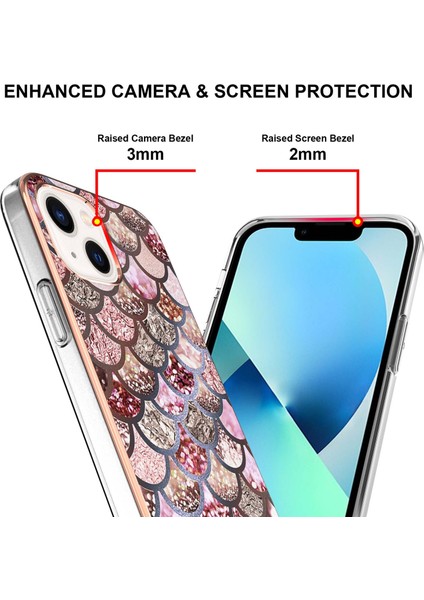 Apple iPhone 14 Için Ince Desenli Tpu Tampon Telefon Kılıfı - Pembe (Yurt Dışından) indirimleri