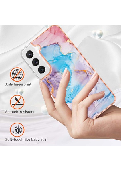 Galaxy S23 Için Ince Desenli Tpu Tampon Telefon Kılıfı - Mavi (Yurt Dışından) fiyatları