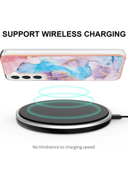 Galaxy S23 Için Ince Desenli Tpu Tampon Telefon Kılıfı - Mavi (Yurt Dışından) modelleri