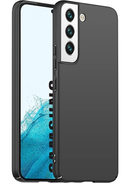 Galaxy S22 Plus 5g Için Ince Sert Pc Mat Arka Telefon Kılıfı - Siyah (Yurt Dışından)