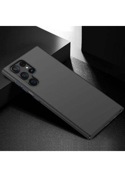 Galaxy S23 Ultra Için Ince Sert Pc Mat Arka Telefon Kılıfı - Siyah (Yurt Dışından) fiyatları
