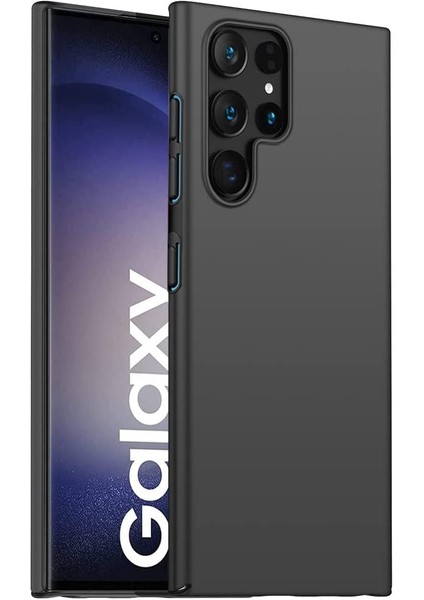 Galaxy S23 Ultra Için Ince Sert Pc Mat Arka Telefon Kılıfı - Siyah (Yurt Dışından) fırsatları