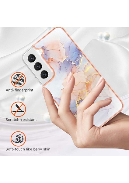 Galaxy S23+ Için Ince Desenli Tpu Tampon Telefon Kılıfı - Beyaz (Yurt Dışından) fiyatları