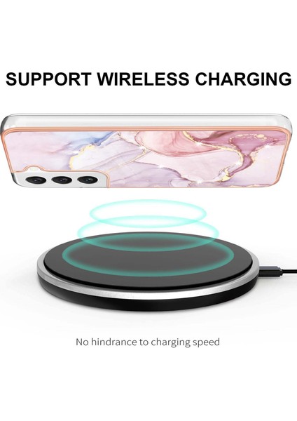 Galaxy S23 Için Mermer Desenli Tpu Tampon Telefon Kılıfı - Rose Gold (Yurt Dışından) fiyatları