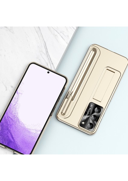 Galaxy S23 Ultra Için Lüks Elektrolizle Sert Pc Telefon Kılıfı - Altın (Yurt Dışından) fiyatları