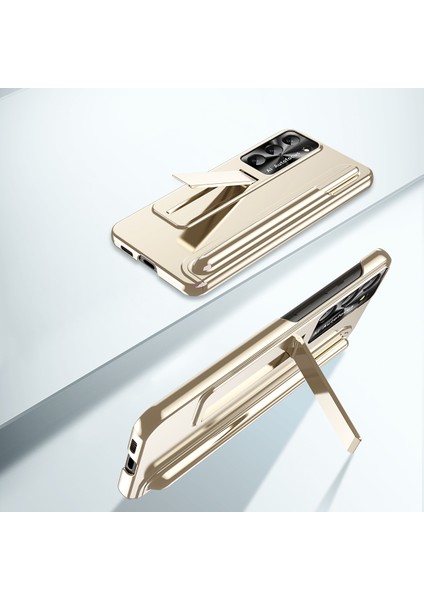 Galaxy S23 Ultra Için Lüks Elektrolizle Sert Pc Telefon Kılıfı - Altın (Yurt Dışından) modelleri
