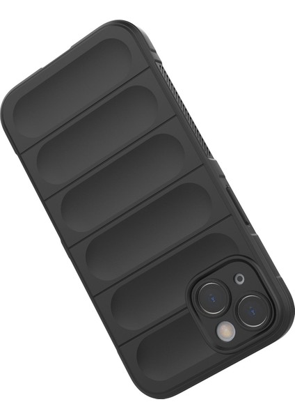 Apple iPhone 14 Için Yumuşak Kauçuk Telefon Kılıfı - Koyu Gri (Yurt Dışından) indirimleri