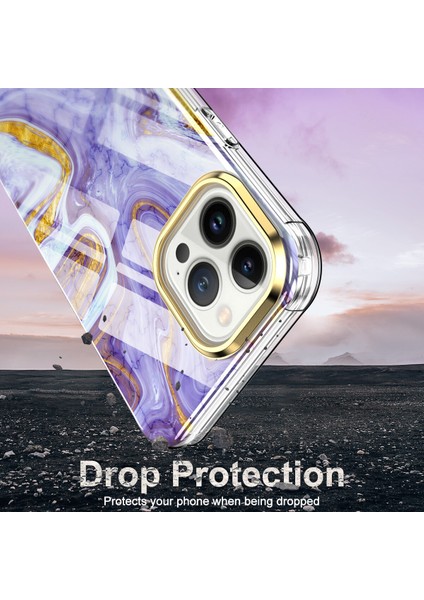 Apple iPhone 14 Plus Için Desen Tpu Tampon Telefon Kılıfı - Mor (Yurt Dışından) indirimleri