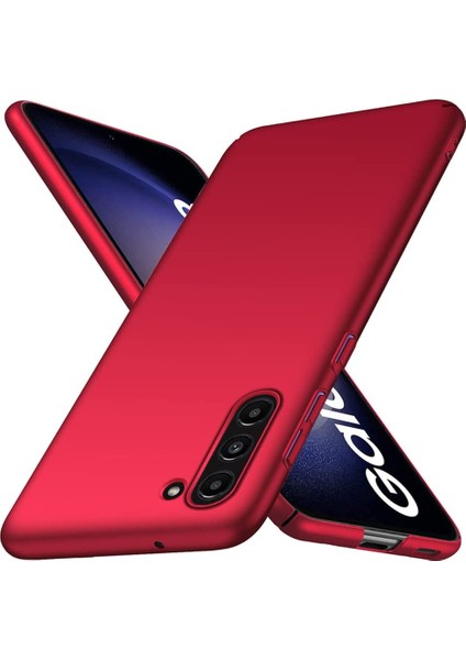 Galaxy S23+ Için Ince Sert Pc Mat Arka Telefon Kılıfı - Kırmızı (Yurt Dışından)