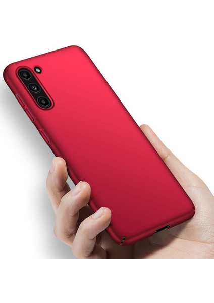 Galaxy S23+ Için Ince Sert Pc Mat Arka Telefon Kılıfı - Kırmızı (Yurt Dışından) indirimleri