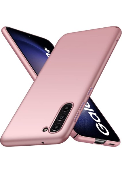 Galaxy S23+ Için Ince Sert Pc Mat Arka Telefon Kılıfı - Rose Gold (Yurt Dışından)
