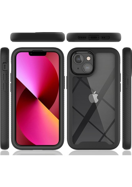 Apple iPhone 14 Için Hibrit Tam Koruma Telefon Kılıfı - Mor (Yurt Dışından) fiyatları