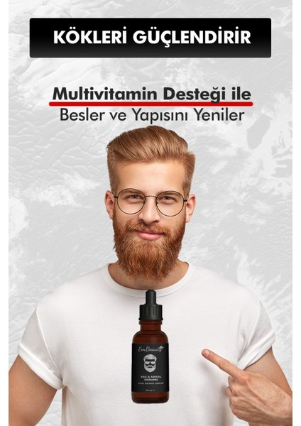 Dolgunlaştırıcı Canlandırıcı Saç Sakal Serumu 50 ml